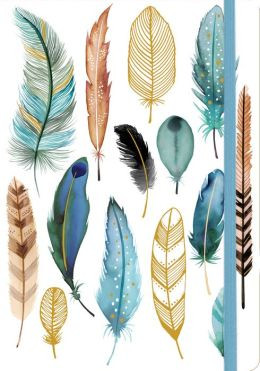 FEATHERS GILDED JOURNAL