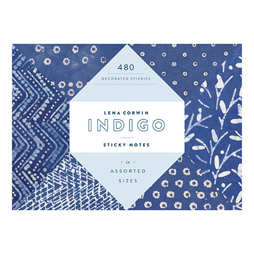 INDIGO STICKY NOTES IN ASSORTED SIZES