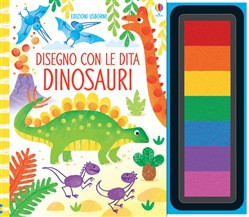 DISEGNO CON LE DITA DINOSAURI