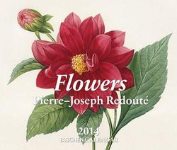 FLOWERS PIERRE JOSEPH REDOUTE CALENDAR 2014