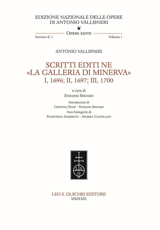 SCRITTI EDITI NE LA GALLERIA DI MINERVA