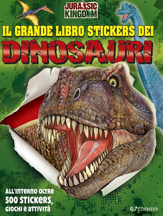 IL GRANDE LIBRO STICKERS DEI DINOSAURI