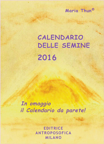 CALENDARIO DELLE SEMINE 2016