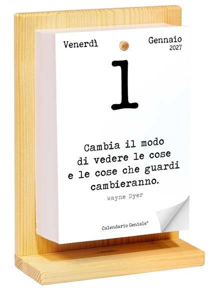 CALENDARIO GENIALE 2027 CON SUPPORTO