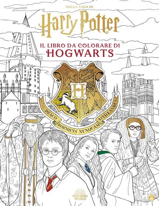 HARRY POTTER IL LIBRO DA COLORARE DI HOGWARTS