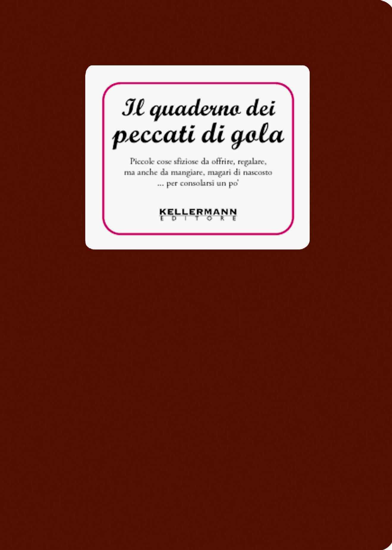 QUADERNO DEI PECCATI DI GOLA