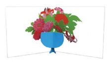 FLOWER BOUQUETS POC UP CARD