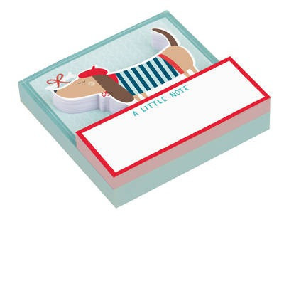 DASCHUND SHAPED MEMO PADS