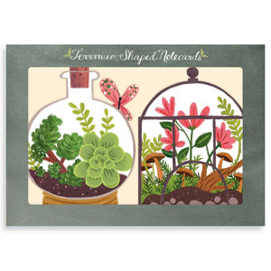 TERRARIUM SHAPED NOTECARDS