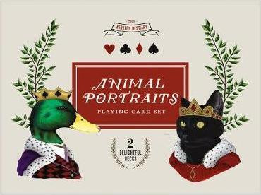 BERKLEY BESTIARY ANIMAL PORTRAITS PLAYING CARD SET