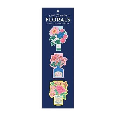 FLORALS MAGNETIC BOOKMARKS