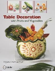 TABLE DECORATION WITH FRUITS AND VEGETABLES