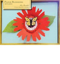 PAPER BLOSSOM POP UP NOTECARD