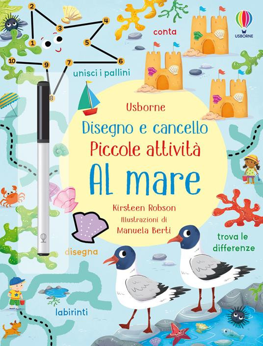 DISEGNO E CANCELLO PICCOLE ATTIVITA AL MARE