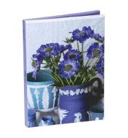 JANE PACKER BLUE AND WHITE WALLET