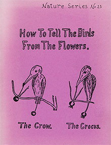 HOW TO TELL BIRDS FROM THE FLOWERS