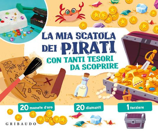 LA MIA SCATOLA DEI PIRATI CON TANTI TESORI DA SCOPRIRE