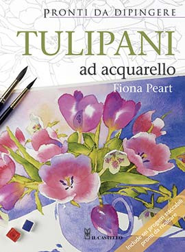 TULIPANI AD ACQUARELLO PRONTI DA DIPINGE