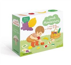 I PICCOLI MONTESSORI I MIEI FRUTTI E ORTAGGI DI FELTRO