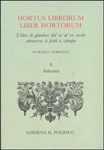 HORTUS LIBRORUM LIBER HORTORUM III