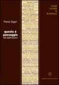 QUESTO E PAESAGGIO