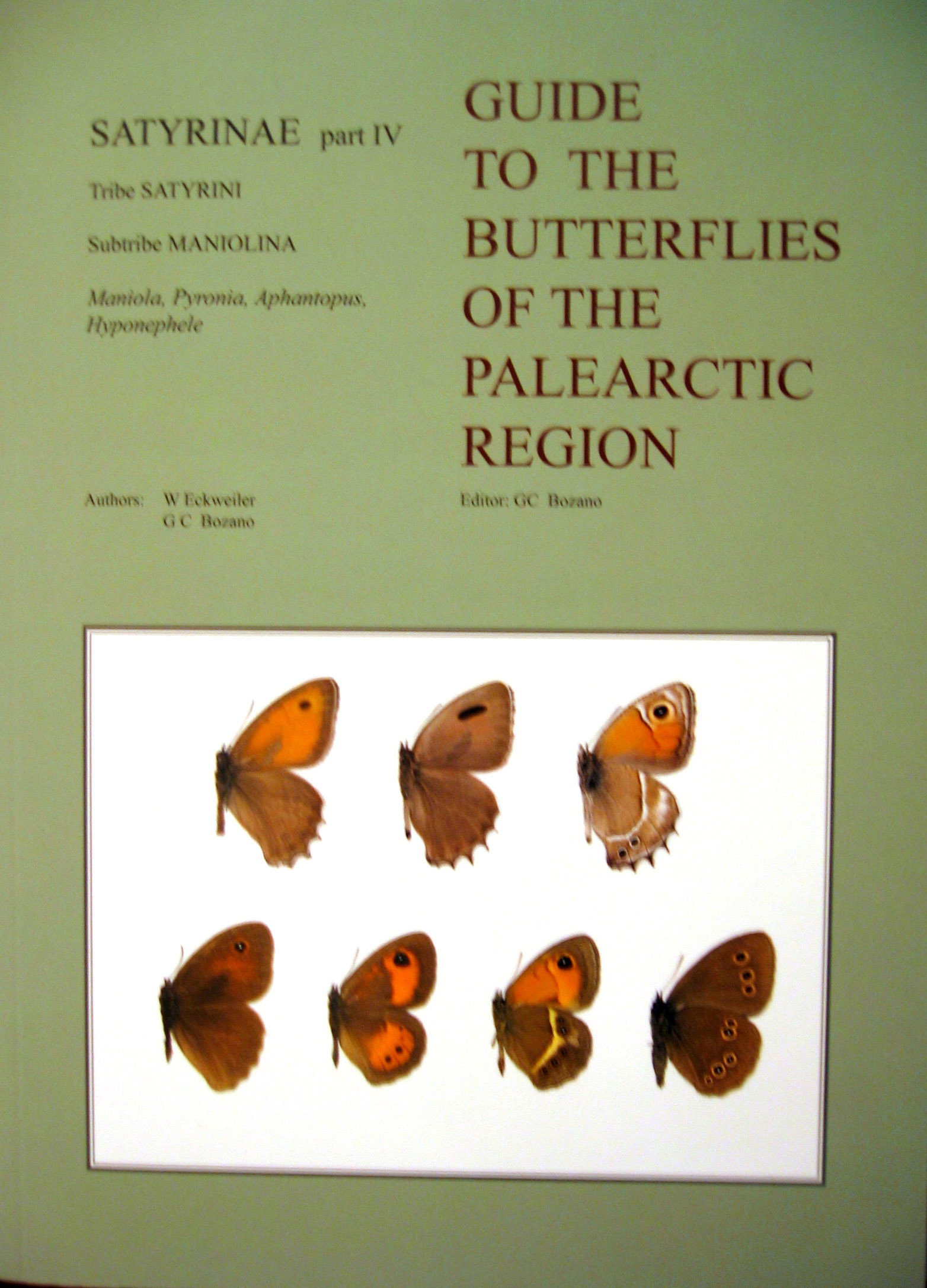 GUIDE TO THE BUTTERFLIES OF THE PALEARCTIC REGION