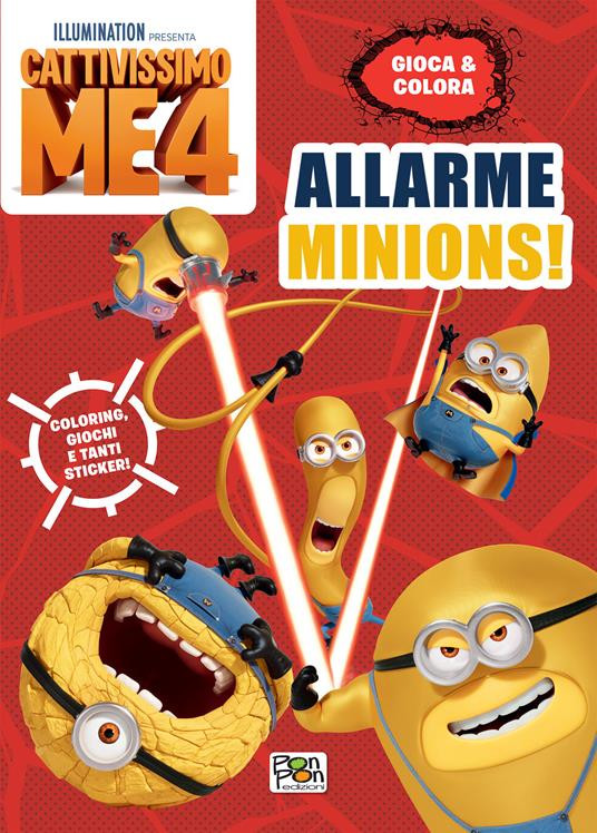 CATTIVISSIMO ME 4 ALLARME MINIONS GIOCA E COLORA
