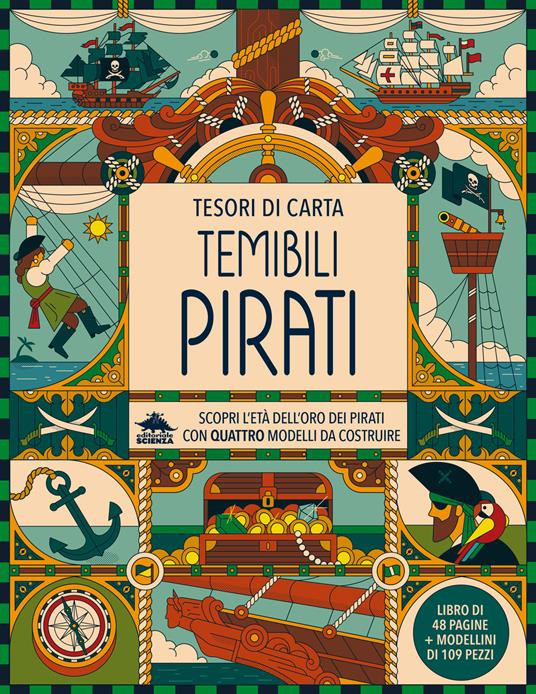 TESORI DI CARTA TEMIBILI PIRATI