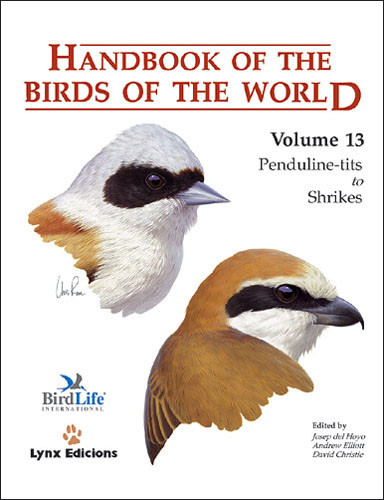 HANDBOOK OF THE BIRDS OF THE WORLD VOL. 13