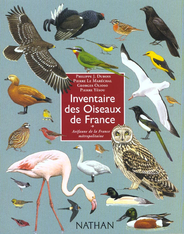 INVENTAIRE DES OISEAUX DE FRANCE